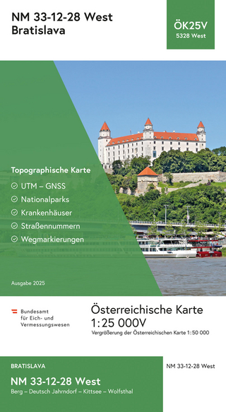 BEV-Karte 5328-West, Bratislava 1:25 000V