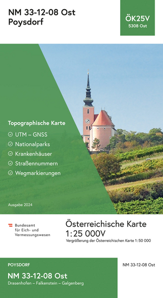 BEV-Karte 5308-Ost, Poysdorf 1:25 000V