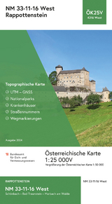BEV-Karte 4316-West, Rappottenstein 1:25 000V - 