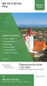 BEV-Karte 4320-Ost, Perg 1:25 000V - 