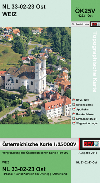 BEV-Karte 4223-Ost, Weiz 1:25 000V