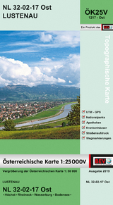 BEV-Karte 1217-Ost, Lustenau 1:25 000V - 