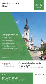 BEV-Karte 4311-Ost, Horn 1:25 000V - 