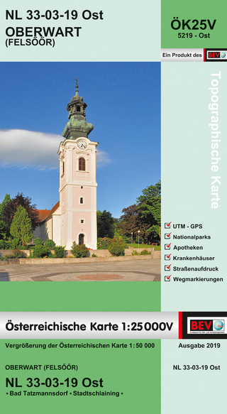 BEV-Karte 5219-Ost, Oberwart / Felsőőr 1:25 000V