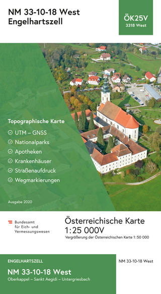 BEV-Karte 3318-West, Engelhartszell 1:25 000V