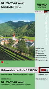 BEV-Karte 4220-West, Oberzeiring 1:25 000V - 