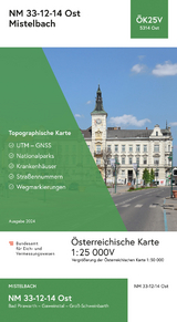 BEV-Karte 5314-Ost, Mistelbach 1:25 000V - 