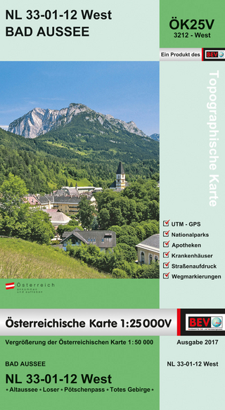 BEV-Karte 3212-West, Bad Aussee 1:25 000V