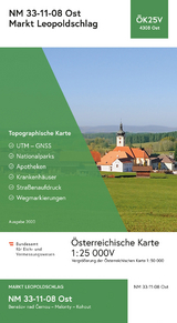 BEV-Karte 4308-Ost, Markt Leopoldschlag 1:25 000V - 
