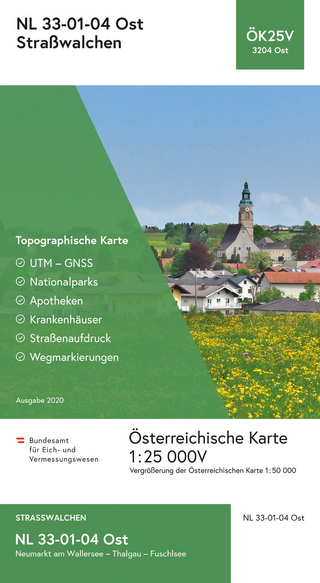 BEV-Karte 3204-Ost, Straßwalchen 1:25 000V