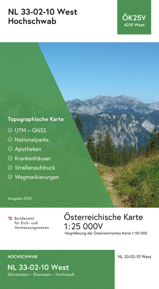 BEV-Karte 4210-West, Hochschwab 1:25 000V