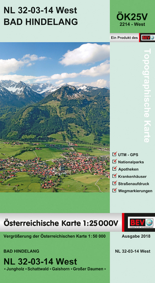 BEV-Karte 2214-West, Bad Hindelang 1:25 000V