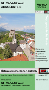 BEV-Karte 3118-West, Arnoldstein 1:25 000V - 