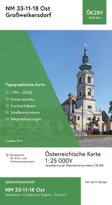 BEV-Karte 4318-Ost, Gro&szlig;weikersdorf 1:25 000V - 