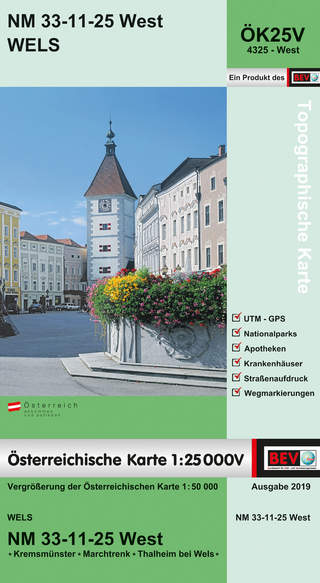 BEV-Karte 4325-West, Wels 1:25 000V