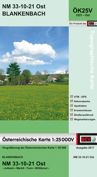BEV-Karte 3321-Ost, Blankenbach 1:25 000V