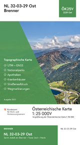 BEV-Karte 2229-Ost, Brenner 1:25 000V - 