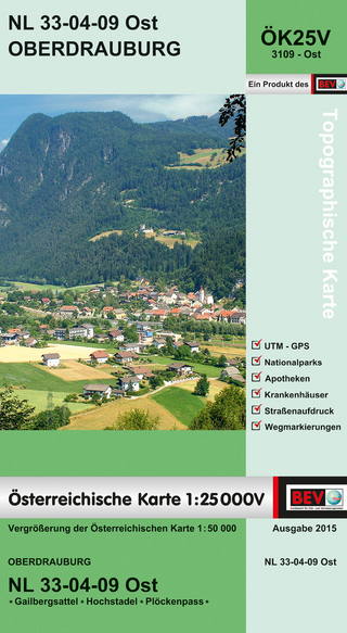 BEV-Karte 3109-Ost, Oberdrauburg 1:25 000V