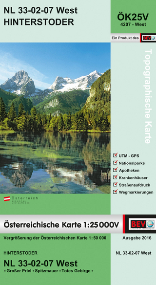 BEV-Karte 4207-West, Hinterstoder 1:25 000V