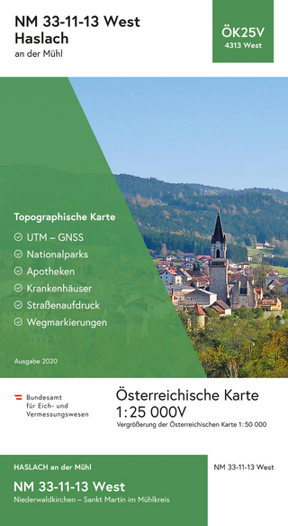 BEV-Karte 4313-West, Haslach an der Mühl 1:25 000V