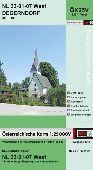 BEV-Karte 3207-West, Degerndorf am Inn 1:25 000V