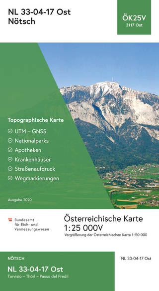 BEV-Karte 3117-Ost, Nötsch 1:25 000V