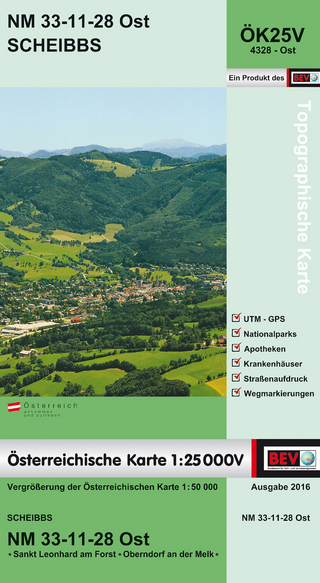 BEV-Karte 4328-Ost, Scheibbs 1:25 000V