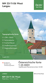 BEV-Karte 4306-West, Langau 1:25 000V - 