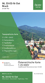 BEV-Karte 4216-Ost, Bruck an der Mur 1:25 000V - 