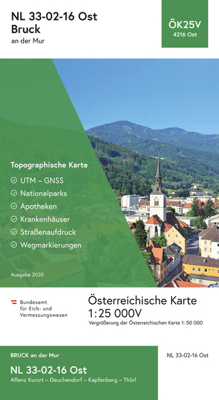 BEV-Karte 4216-Ost, Bruck an der Mur 1:25 000V