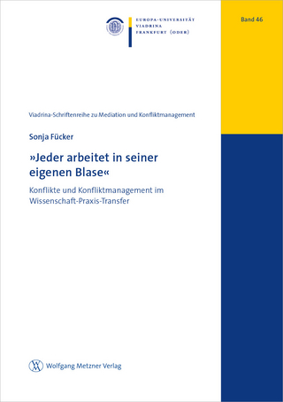 »Jeder arbeitet in seiner eigenen Blase«