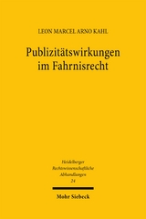Publizit&auml;tswirkungen im Fahrnisrecht - Leon Marcel Arno Kahl