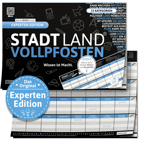 DENKRIESEN - STADT LAND VOLLPFOSTEN&reg; - EXPERTEN EDITION - "Wissen ist Macht." - A4 - Denis G&ouml;rz, Ricardo Barreto