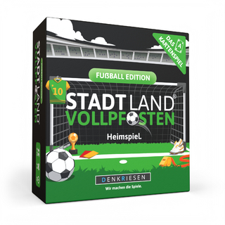 DENKRIESEN - STADT LAND VOLLPFOSTEN® - Das Kartenspiel – FUßBALL EDITION - 