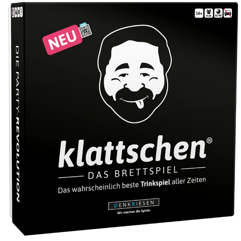 DENKRIESEN - klattschen&reg; - Trinkspiel - DAS BRETTSPIEL "Das wahrscheinlich beste Trinkspiel aller Zeiten" - Denis G&ouml;rz, Ricardo Barreto