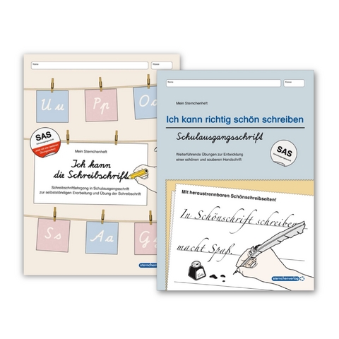 Ich kann die Schreibschrift SAS und &Uuml;bungsheft - Ich kann richtig sch&ouml;n schreiben - Ausgabe Schulausgangsschrift - 2 Hefte - Katrin Langhans