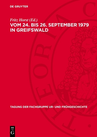 vom 24. bis 26. September 1979 in Greifswald
