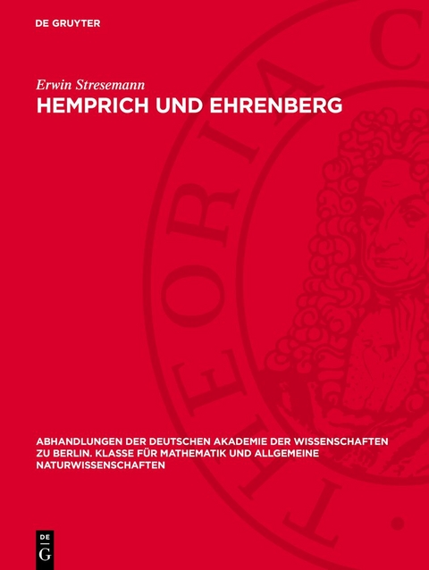 Hemprich und Ehrenberg - Erwin Stresemann