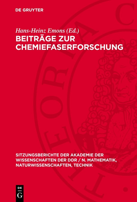 Beitr&auml;ge zur Chemiefaserforschung - 