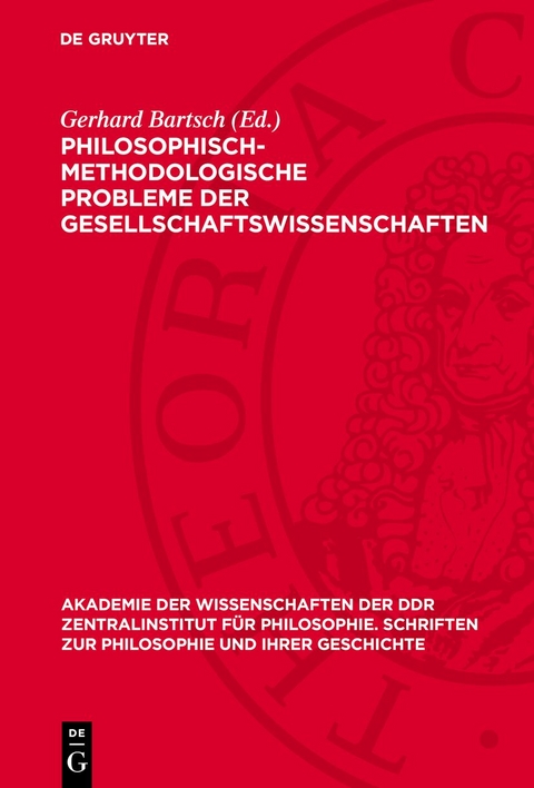Philosophisch-methodologische Probleme der Gesellschaftswıssenschaften - 