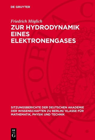 Zur Hydrodynamik eines Elektronengases