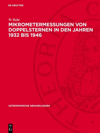 Mikrometermessungen von Doppelsternen in den Jahren 1932 bis 1946