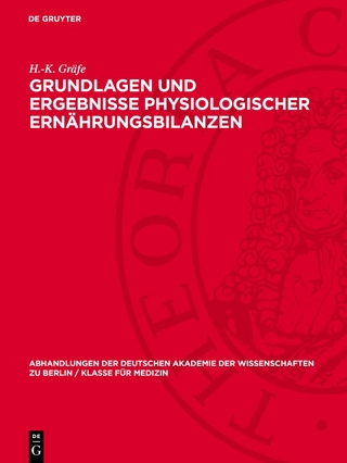 Grundlagen und Ergebnisse physiologischer Ernährungsbilanzen