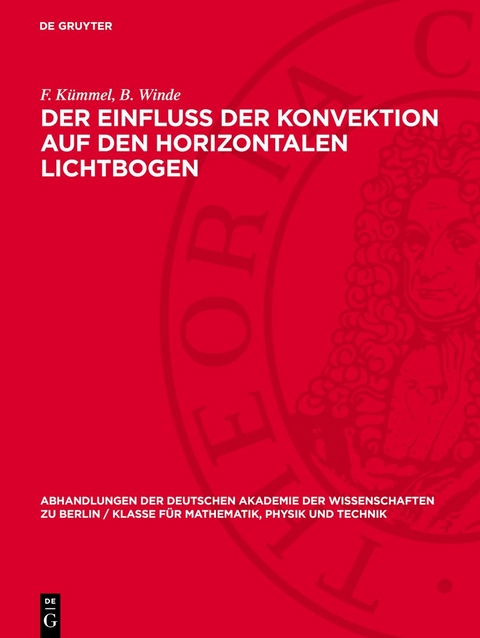 Der Einfluss der Konvektion auf den horizontalen Lichtbogen - F. K&uuml;mmel, B. Winde