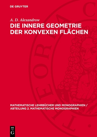 Die innere Geometrie der konvexen Flächen