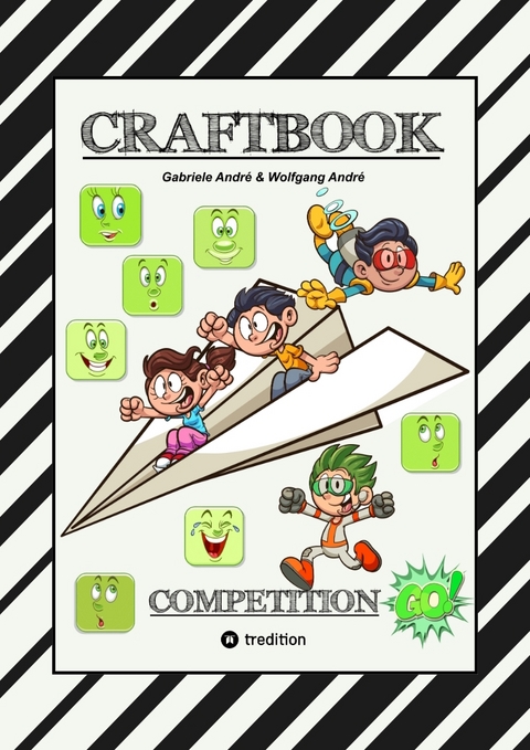 CRAFTBOOK - SPECIAL EDITION - 140 SEITEN LUSTIGE AUSMALMOTIVE - BASTELSPIELANLEITUNG - KNIFFLIGE R&Auml;TSEL & AUFGABEN - Gabriele Andr&eacute;, Wolfgang Andr&eacute;