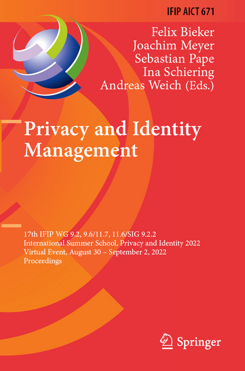 Privacy and Identity Management - 