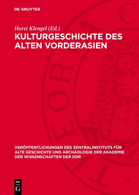 Kulturgeschichte des alten Vorderasien - 