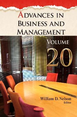 Advances in Business and Management. Volume 20 - 