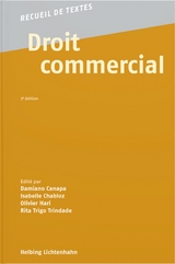 Droit commercial - Canapa, Damiano; Chabloz, Isabelle; Hari, Olivier; Trigo Trindade, Rita